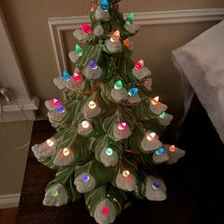 Vintage Ceramic Christmas Tree