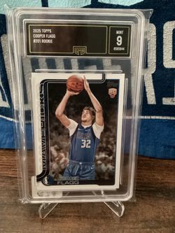 2025 Topps #201 Rookie Cooper Flagg Gem. Mint 9.