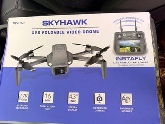 Vivitar Skyhawk GPS Foldable Video Drone