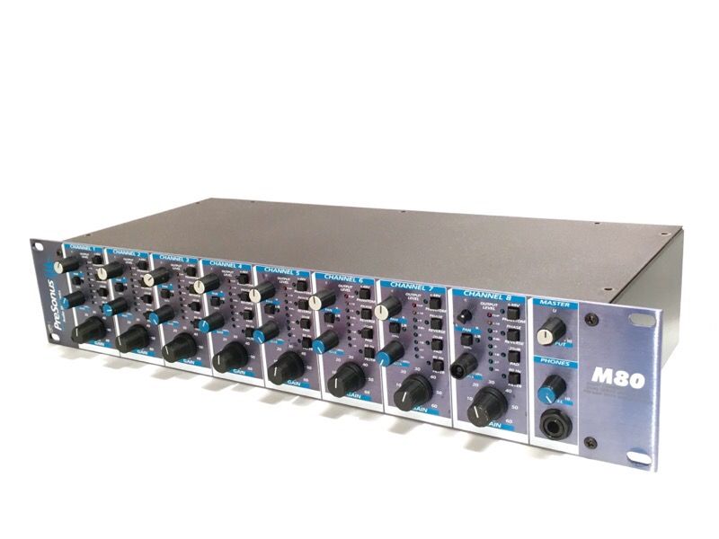 PreSonus M80 8 Channel Mic PreAmp w/ Power Supply