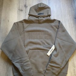 Essentials Wood Hoodie Size Small