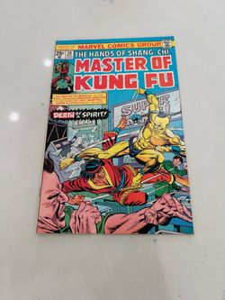 Marvel Comics Group Master of Kung Fu #28 (1975) The Hands of Shang-Chi, FN-