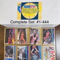 1992-93 Fleer Basketball Complete Set Ser. 1 & 2 #1-444 - MICHAEL JORDAN SHAQ RC