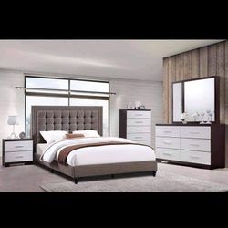 New Queen Bed  Frame A D Mattress 