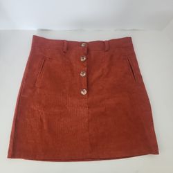 New SHEIN (M) Burnt Orange Skirt