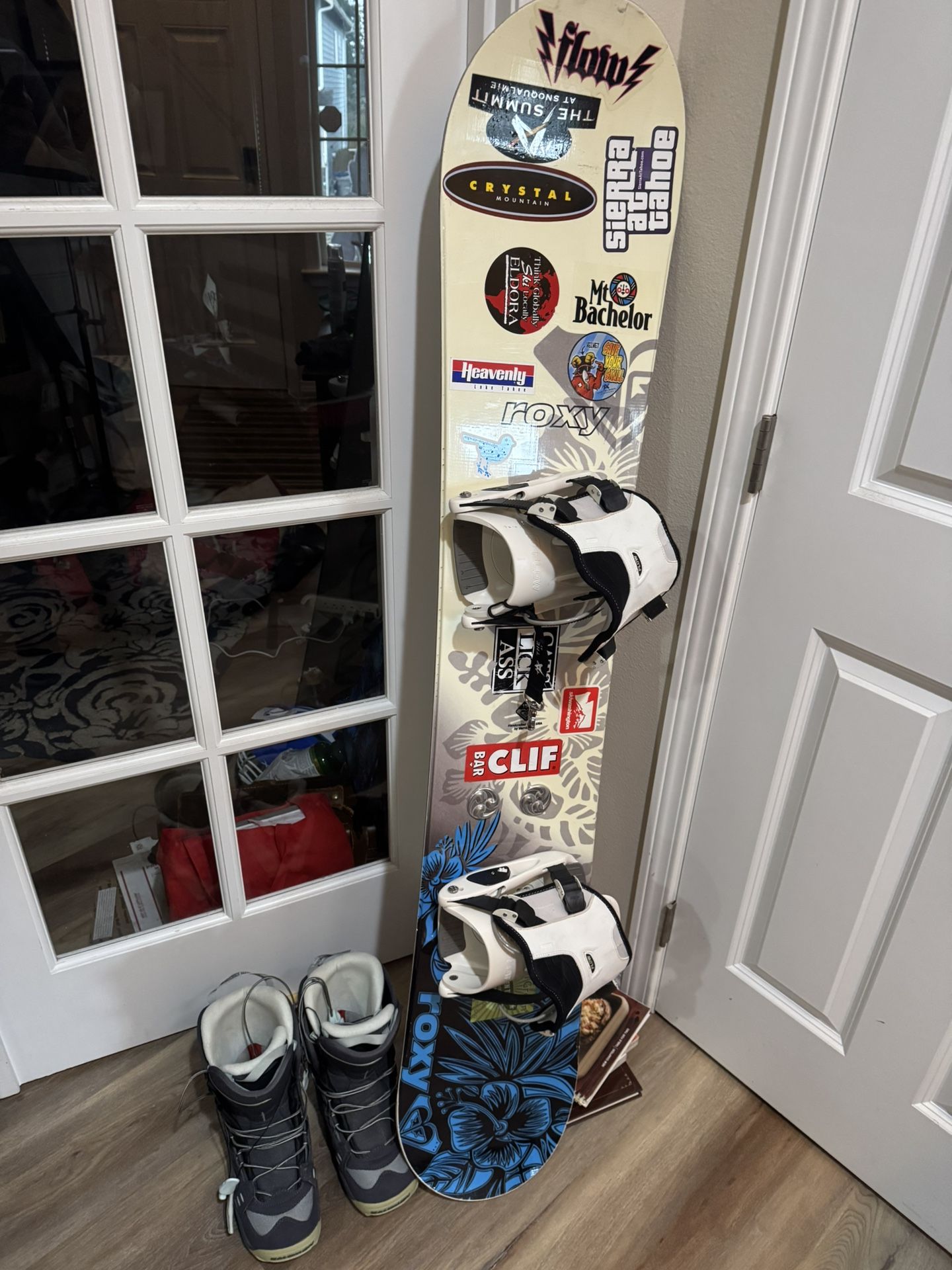 Roxy Snowboard, Boots, Bindings & Bag