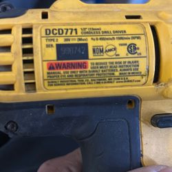 DeWalt Drill 