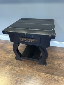 Solid Wood End Table