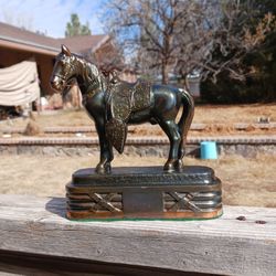 Bronze Western Horse Sculpture Abottware 