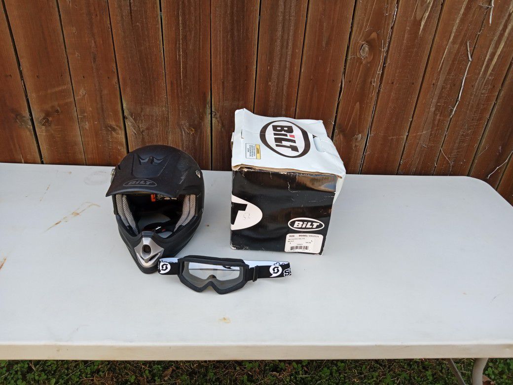 Kid's Helmet And Goggles