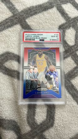 Labron James 2019 Red / White/ Blue Prizm PSA 10!