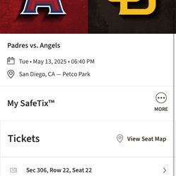 Padres vs Angels Tuesday May 13th