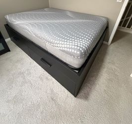 COMFY 4 Drawer Bed frame and Full size mattress: Or better offer