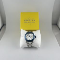 Invicta Blue White Face Quartz Watch