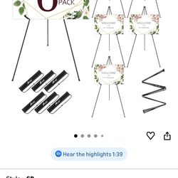 6 Easel Set