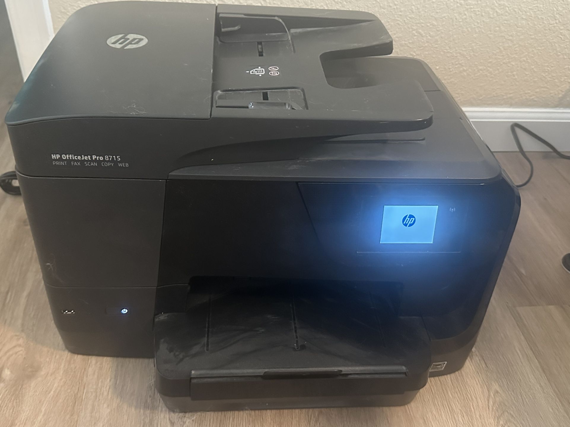 HP Officejet Pro 8715 All-In-One Multifunction Printer - Print/Copy/Scan/Fax Thermal Inkjet
