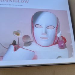 Face And Neck Led, Microcurrent Mask