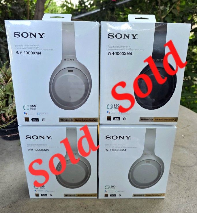 🔥Sony WH-1000XM4
🔥$199 Each/ Firm On Price
🔥Brand New Factory Sealed Box