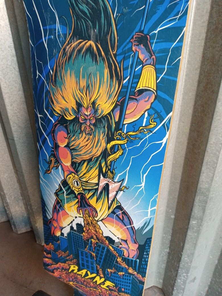 Rayne longboard With Mercer Wheels