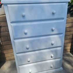 Beautiful  White Solid Wood Dressser