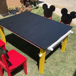 Mickey Mouse Chalkboard Table!!