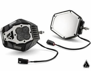 ASSAULT MIRRORS WHIT LIGHG UTV