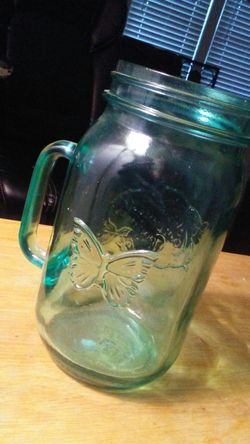 Glass Jar with Handle