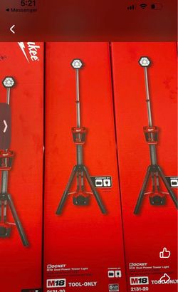 Milwaukee new light M18 $220 each one