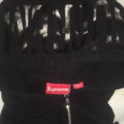 Supreme Zip Up Hoodie sz. Large