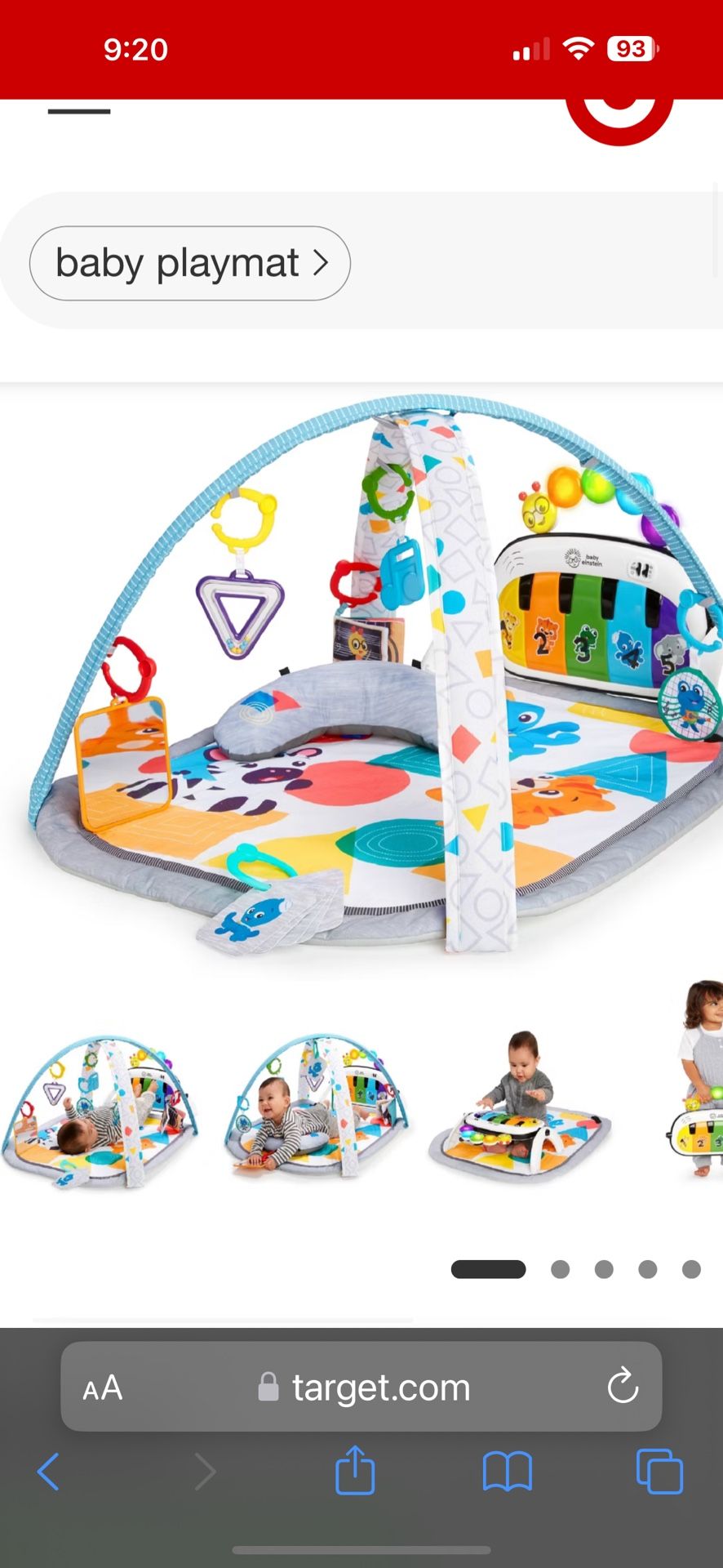 Baby Einstein 4-in-1 Kickin' Tunes Music and Language Discovery Play Gym
