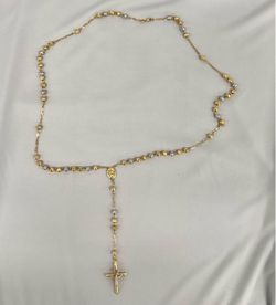 14 K Gold Rosary