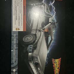LEGO back to the future delorean