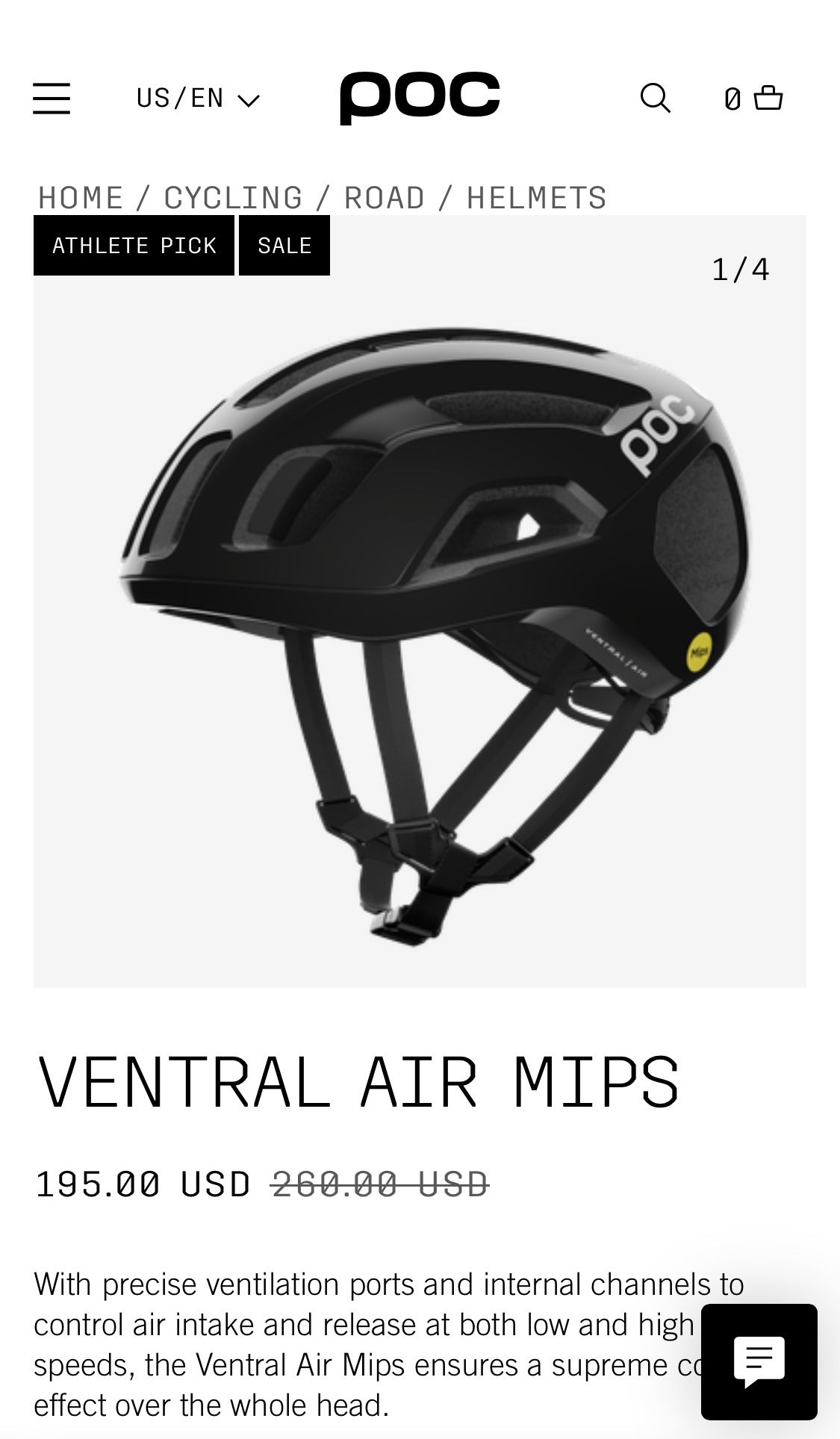 POC Raceday Cycling Helmet (L) (New)