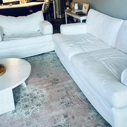 Macy’s Cloud Couch And Chair / Cloud Couch dupe / White 