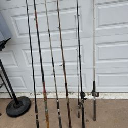Vintage / Old Fishing Rod Lot