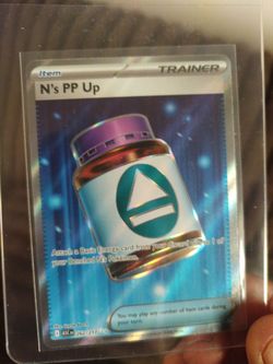 N's PP up pokemon art rare
