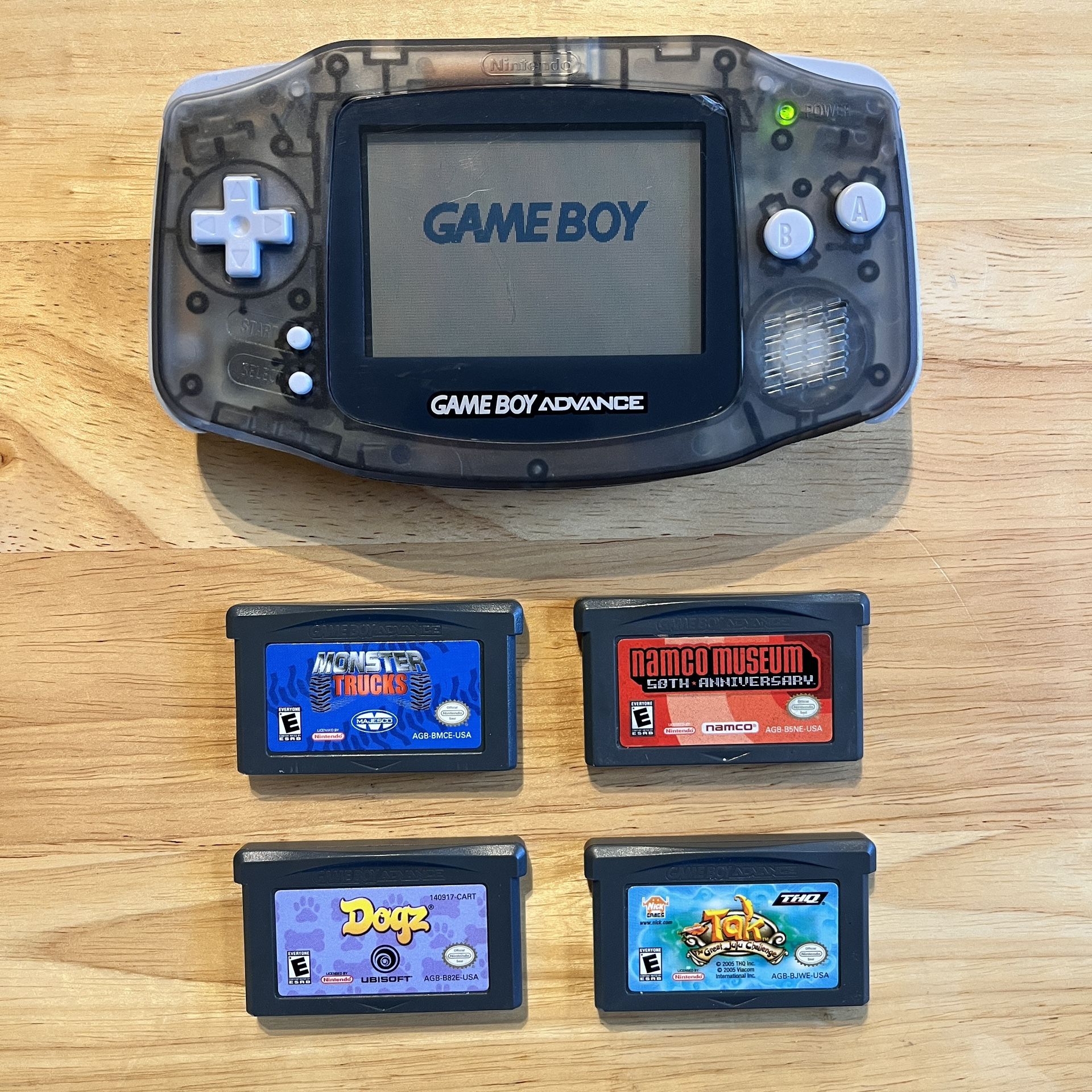 Nintendo Gameboy Advance and 4 Games