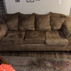 Brown couch for sale! 