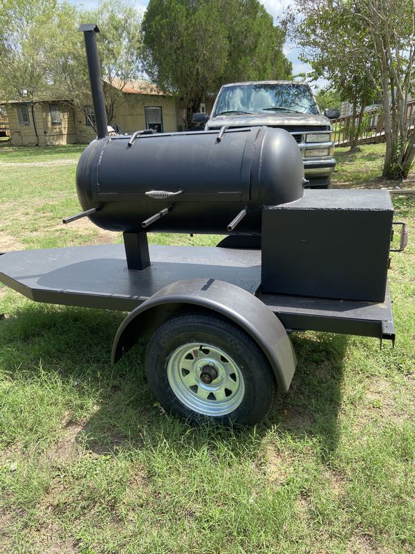 BBQ pit on trailer for Sale in Atascosa, TX OfferUp