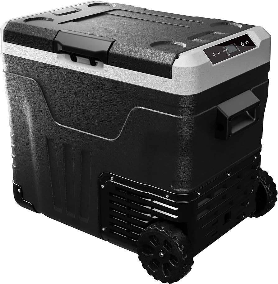 12 Volt Refrigerator,53 Quart(50L)Car Fridge Freezer