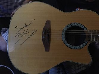 Blake Shelton Autographed Electric Acoustic Guitar!!!