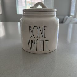 Rae Dunn Dog Treat Canister