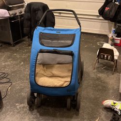 Pet Gear Large Blue Dog Stroller