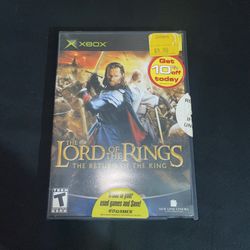 Microsoft Xbox The Lord Of The Rings The Return Of The King 