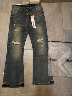 Purple jeans