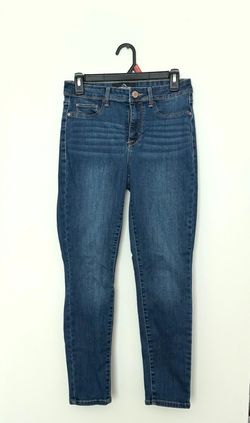 Women's Dark Wash Jordache High-Rise Super Skinny Ankle Jeans Size 8