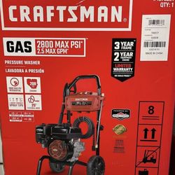 Craftsman 2800 psi 2.5 2024 gpm pressure washer