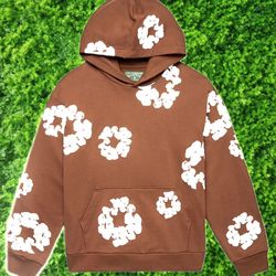 DENIM TEARS BROWN HOODIE