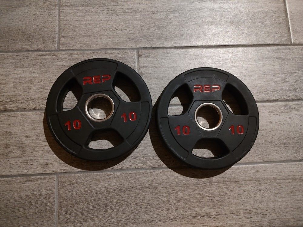 Pair of REP Fitness 10 lb Weight Plates