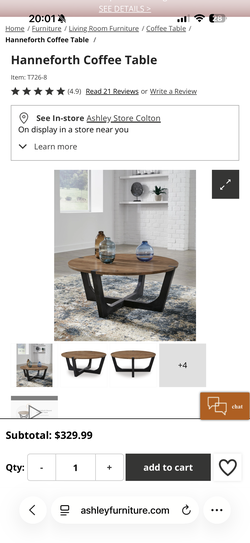 hanne forth coffee table